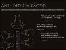 Tablet Screenshot of anthonymarwood.com